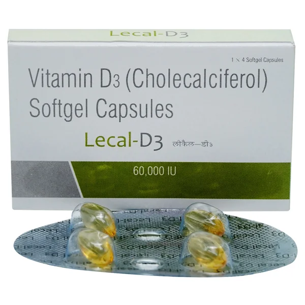 Lecal-D3 Softgel Capsule 4's
