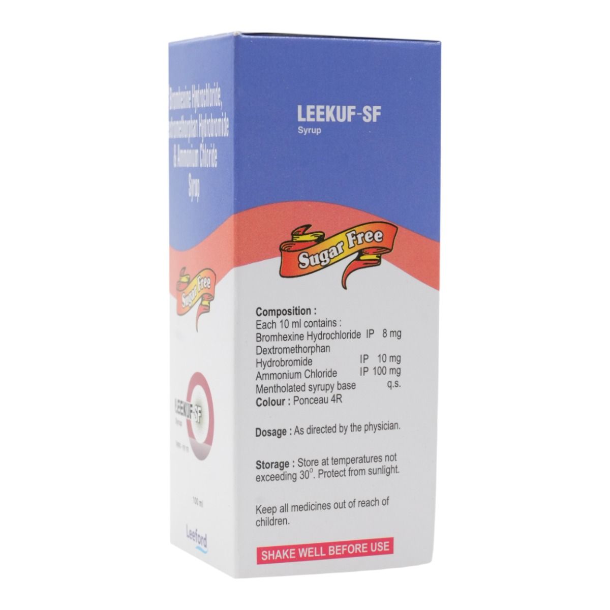 LeekufSF Syrup 100 ml Price, Uses, Side Effects, Composition Apollo