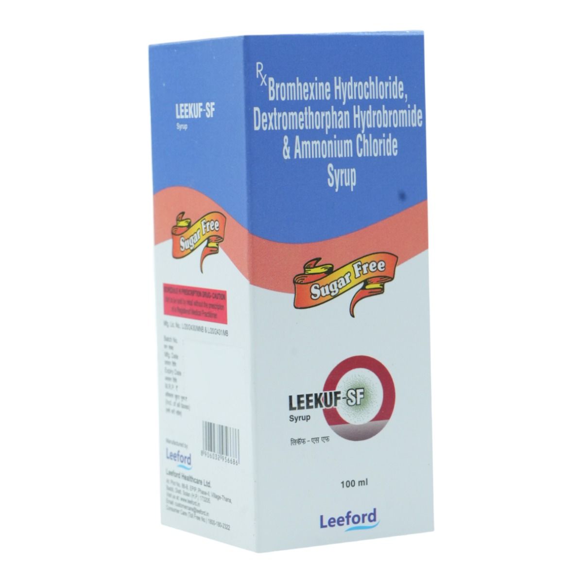 LeekufSF Syrup 100 ml Price, Uses, Side Effects, Composition Apollo