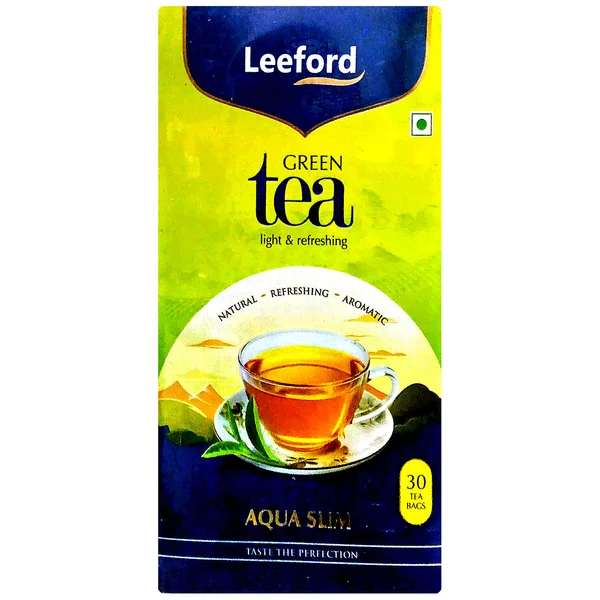 Leeford Green Tea Aqua Slim Tea Bags, 51 gm (1.7 gmx30)