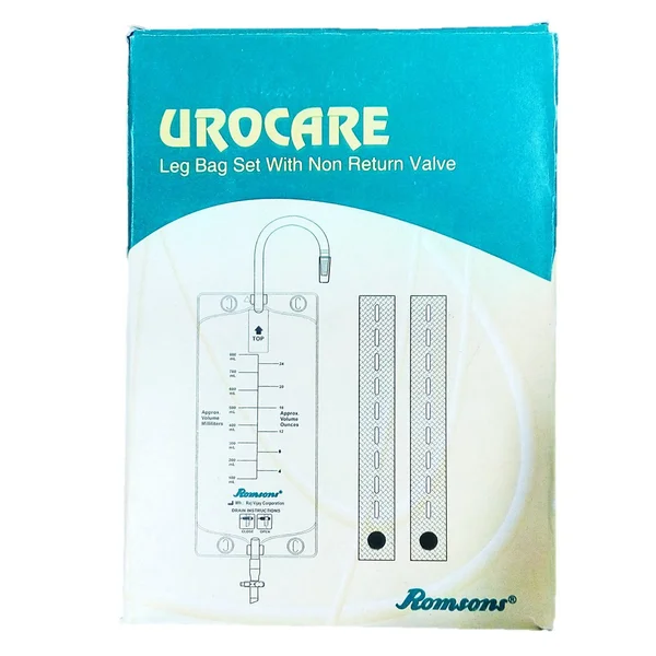 Leg Bag Urocare W/N/R Valve (Romsons)