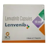 Lenvenib 10 mg Capsule 7's, Pack of 7 CAPSULES
