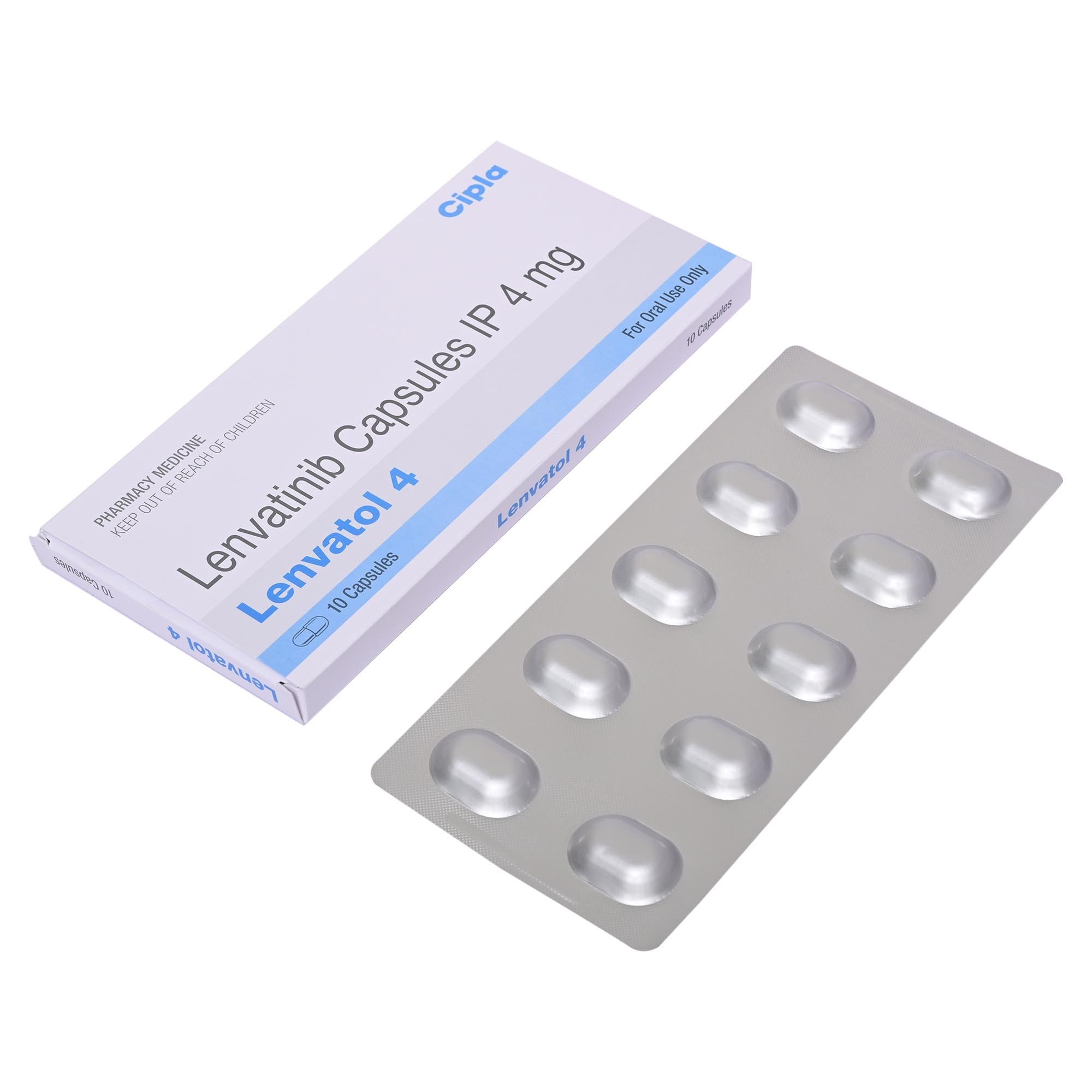 Lenvatol 4 Capsule 10's, Pack of 10 CAPSULES Lenvatol 4 Capsule 10's, Pack of 10 CAPSULES