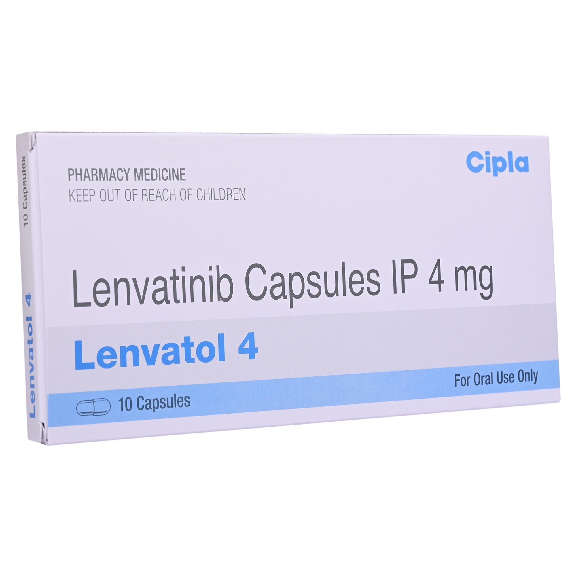 Lenvatol 4 Capsule 10's, Pack of 10 CAPSULES Lenvatol 4 Capsule 10's, Pack of 10 CAPSULES