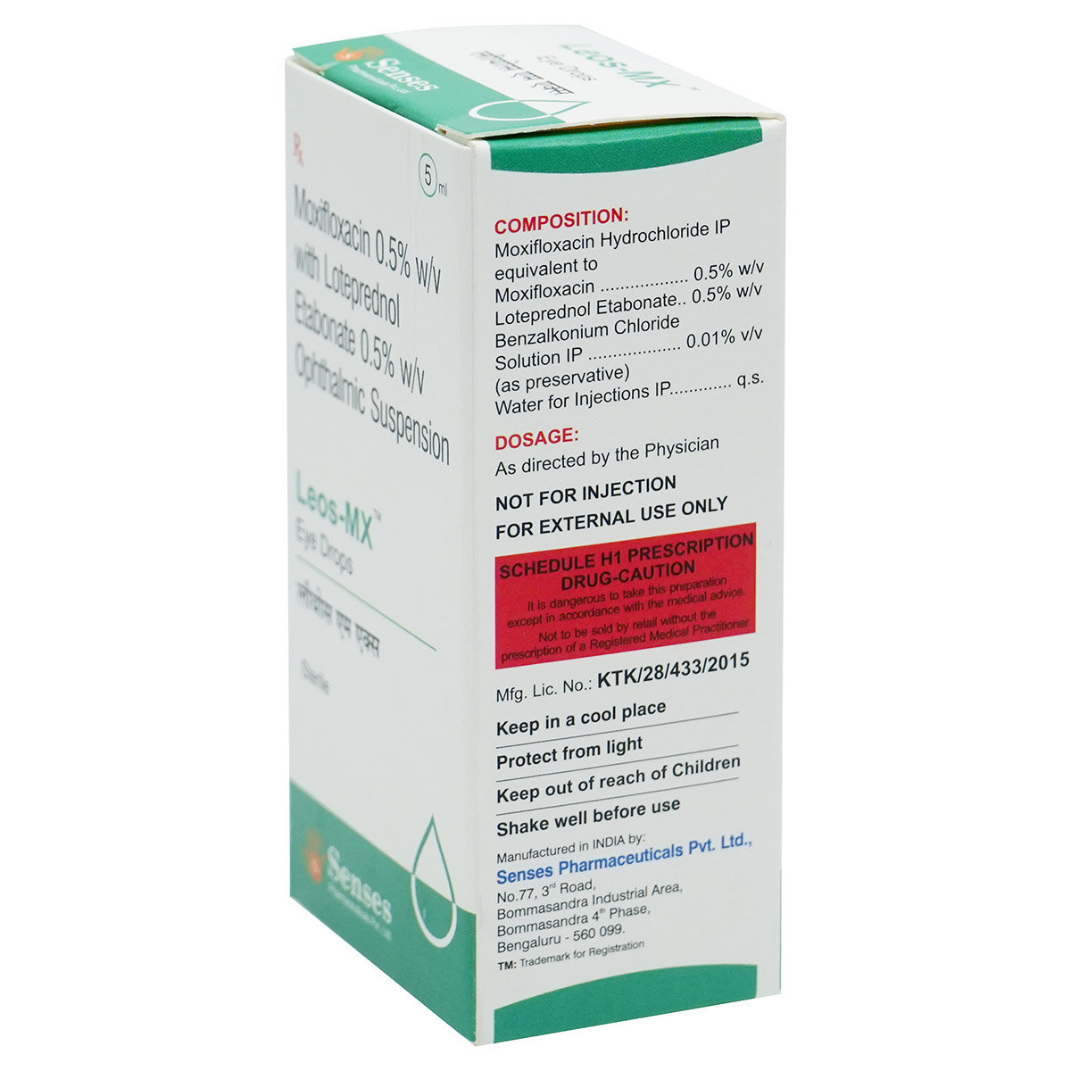 Leos-MX Eye Drops 5 ml, Pack of 1 Eye Drops Leos-MX Eye Drops 5 ml, Pack of 1 Eye Drops