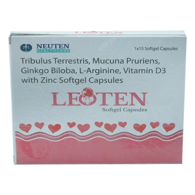 Leoten Softgel Capsule 15's, Pack of 15