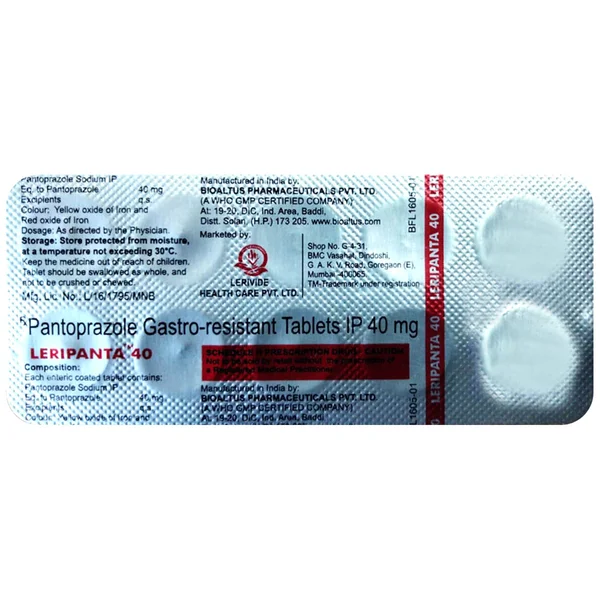 Leripanta 40 Tablet 10's