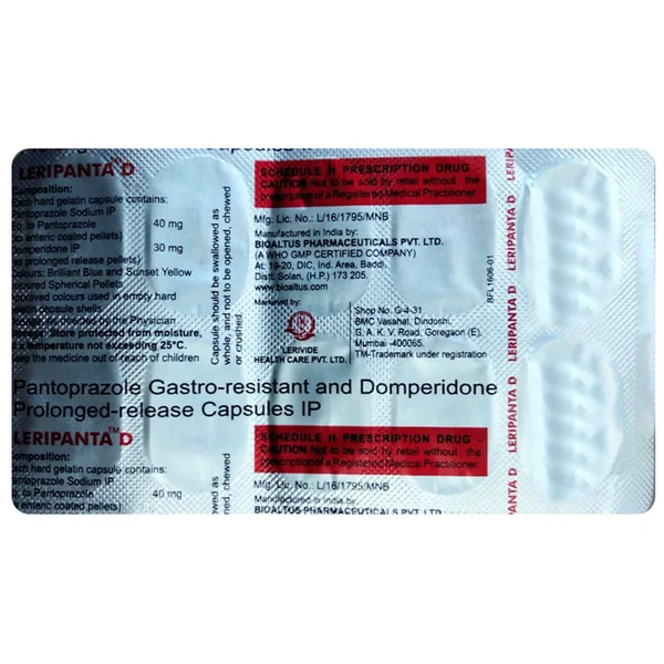 Leripanta D Capsule 10's