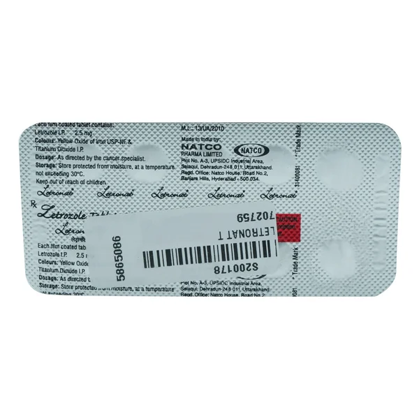 Letronat Tablet 10's, Pack of 10 TABLETS