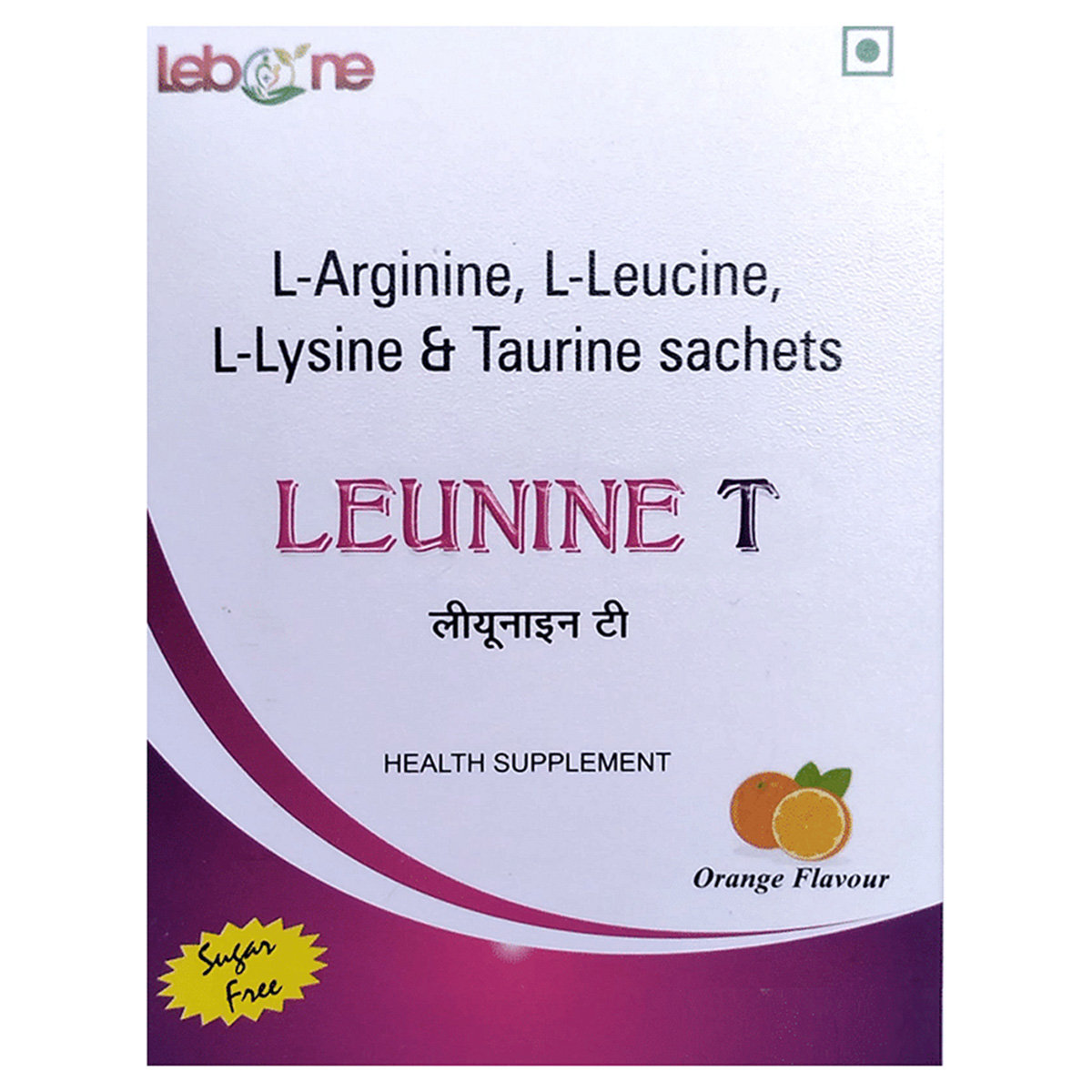 Leunine T Sugar Free Orange Sachet 10 gm, Pack of 1 Leunine T Sugar Free Orange Sachet 10 gm, Pack of 1