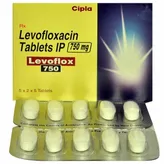 Levoflox 750 Tablet 5's, Pack of 5 TABLETS