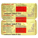 Levoflox 750 Tablet 5's, Pack of 5 TABLETS
