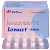 Levocet Tablet 10's, Pack of 10 TABLETS