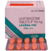 Levera-750 Tablet 10's, Pack of 10 TABLETS