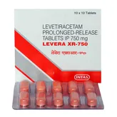 Levera XR-750 Tablet 10's, Pack of 10 TABLETS