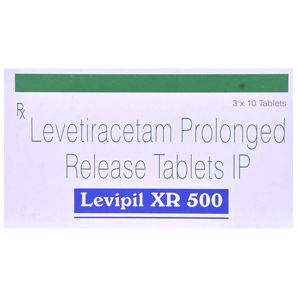 Levipil XR 500 Tablet 10's, Pack of 10 TABLETS