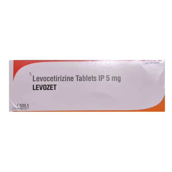 Levozet 5 mg Tablet 10's