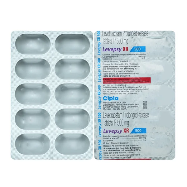 Levepsy XR 500 Tablet 10's