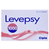 Levepsy 1000 Tablet 10's, Pack of 10 TABLETS