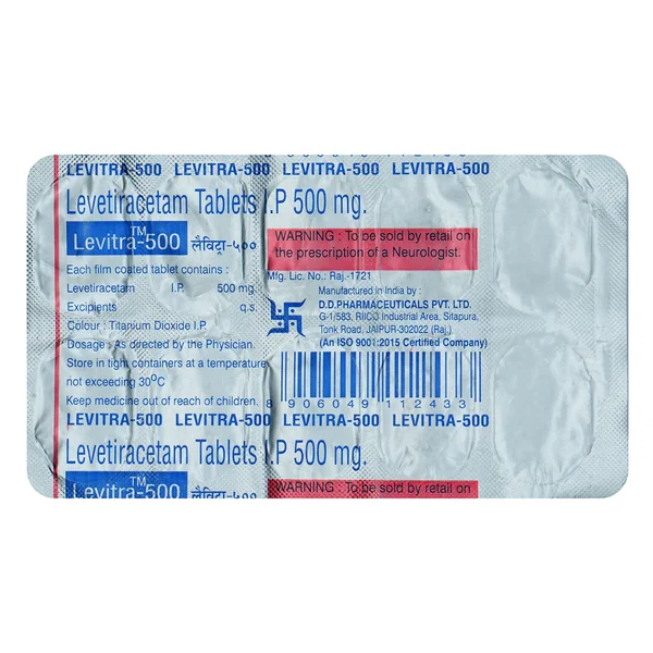 Levitra 500 mg Tablet 10's