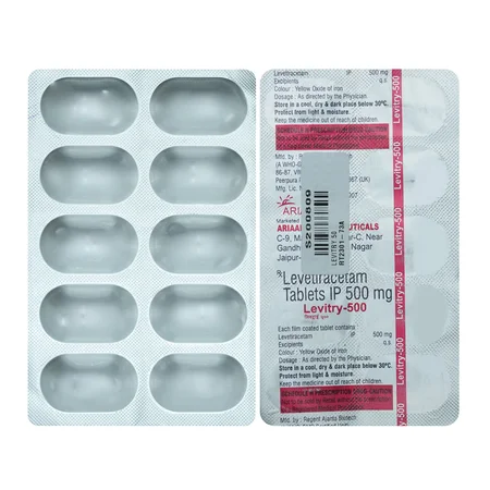 Levitry-500mg Tablet 10's