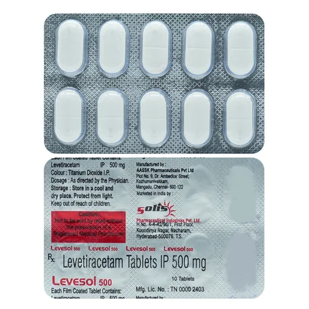 Levesol 500 mg Tablet 10's