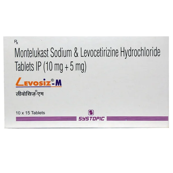 Levosiz M Tablet 15's, Pack of 15