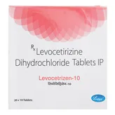 Levocetrizen-10 Tablet 10's, Pack of 10 TABLETS
