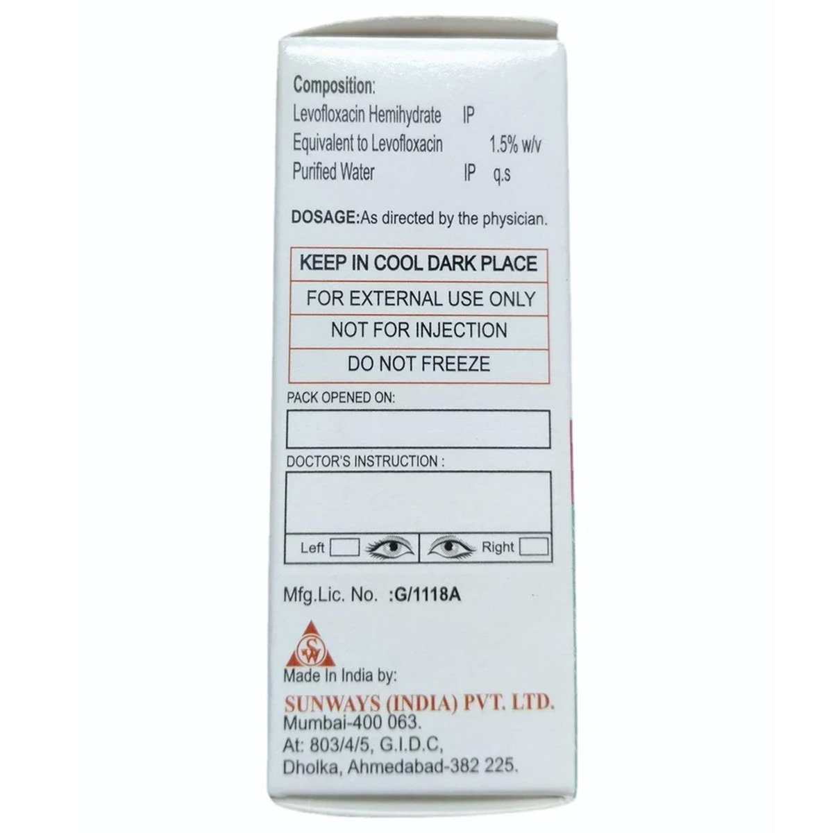 Levoo Eye Drop 5 ml, Pack of 1 Eye Drops Levoo Eye Drop 5 ml, Pack of 1 Eye Drops