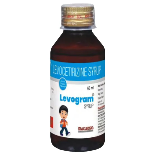 Levogram Paediatric Sweet Orange Flavour Syrup 60 ml