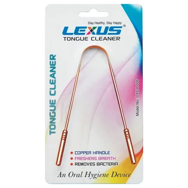 Lexus Tongue Cleaner Copper Freshens (Lxch-006), 1 Count, Pack of 1