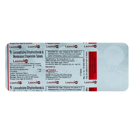 Lezmo Kid 2.5/4 DT Tablet 10's