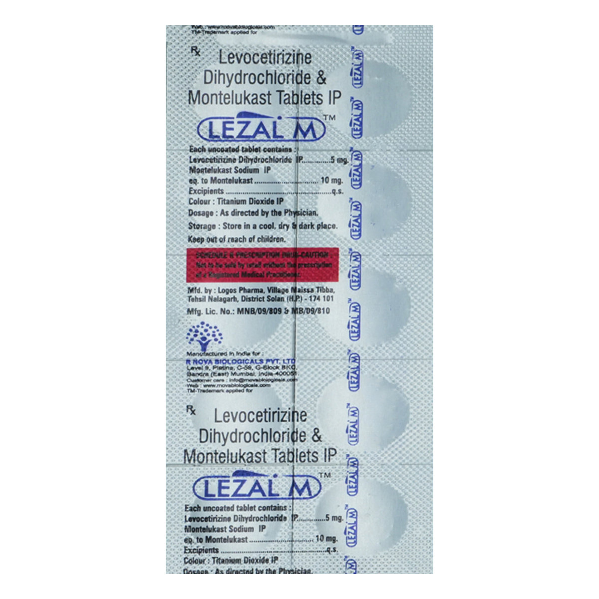 Lezal M Tablet 10's, Pack of 10 TabletS Lezal M Tablet 10's, Pack of 10 TabletS