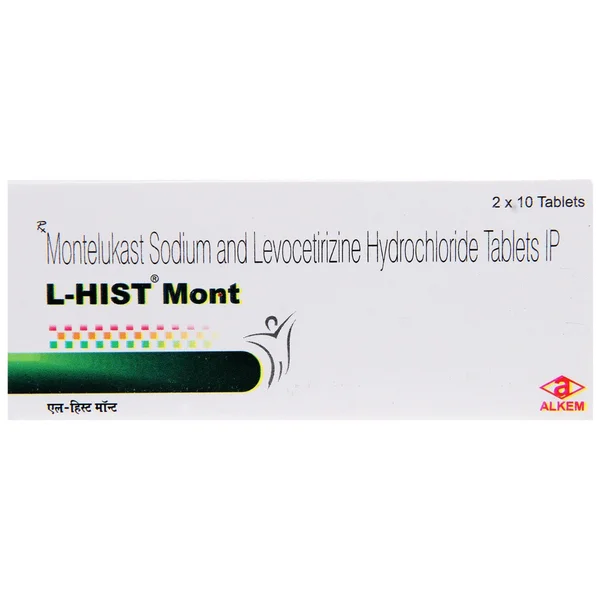 L-Hist Mont Tablet 10's