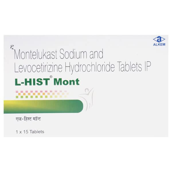 L-Hist Mont Tablet 15's, Pack of 15 L-Hist Mont Tablet 15's, Pack of 15
