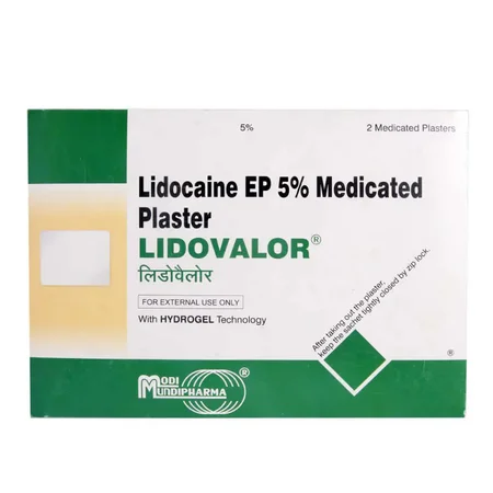 Lidovalor 5% Medicated Plaster 14cm x 10cm 2's