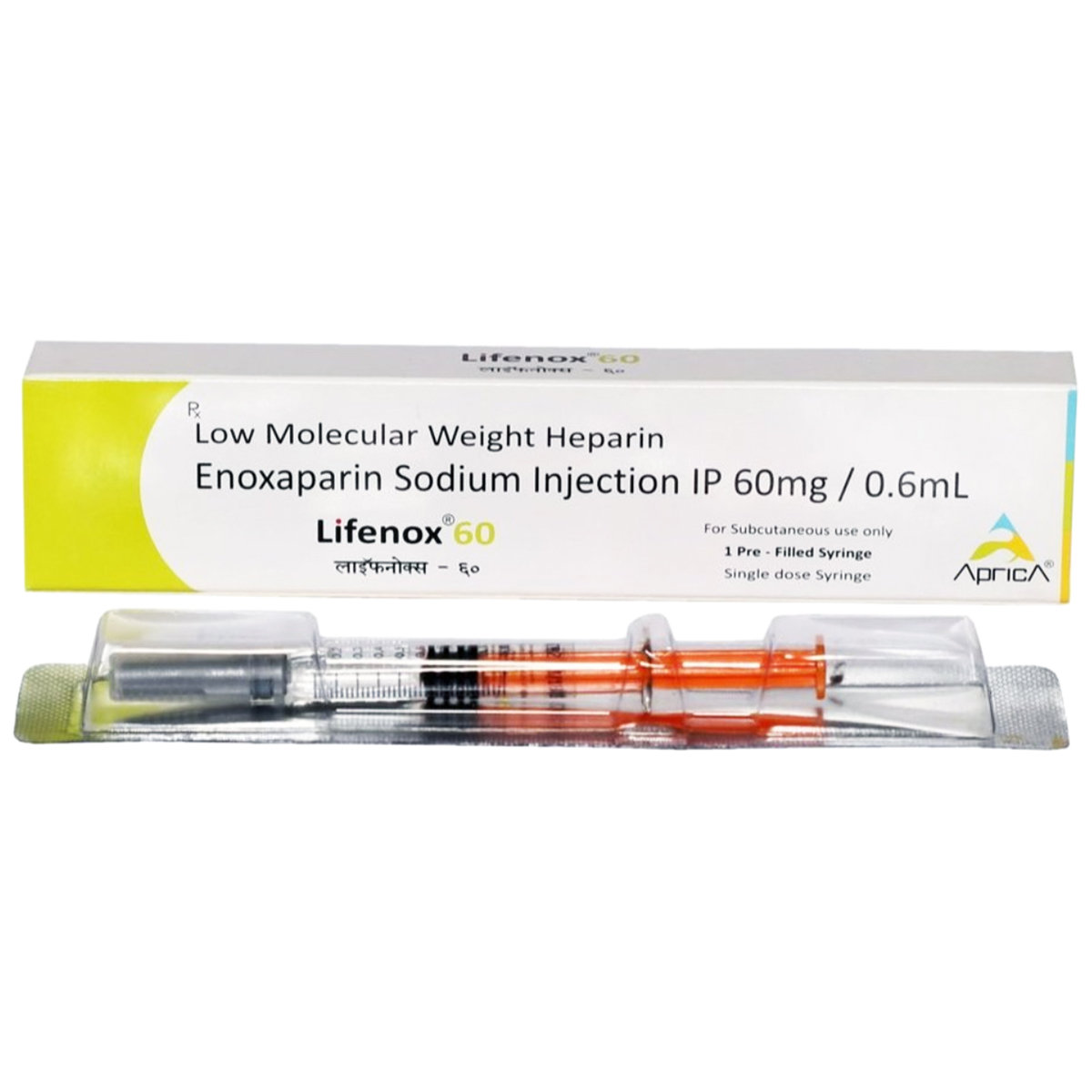 Lifenox 60 mg Injection 0.6 ml Lifenox 60 mg Injection 0.6 ml