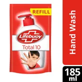 Lifebuoy Total 10 Germ Protection Handwash, 555 ml Refill Pack (3x185 ml), Pack of 1