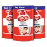 Lifebuoy Total 10 Germ Protection Handwash, 555 ml Refill Pack (3x185 ml), Pack of 1