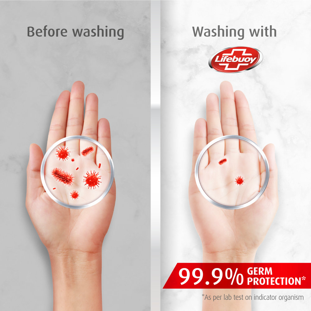 Lifebuoy Total 10+ Germ Protection Handwash, 1500 ml Refill Pack (2 x 750 ml), Pack of 1 Lifebuoy Total 10+ Germ Protection Handwash, 1500 ml Refill Pack (2 x 750 ml), Pack of 1
