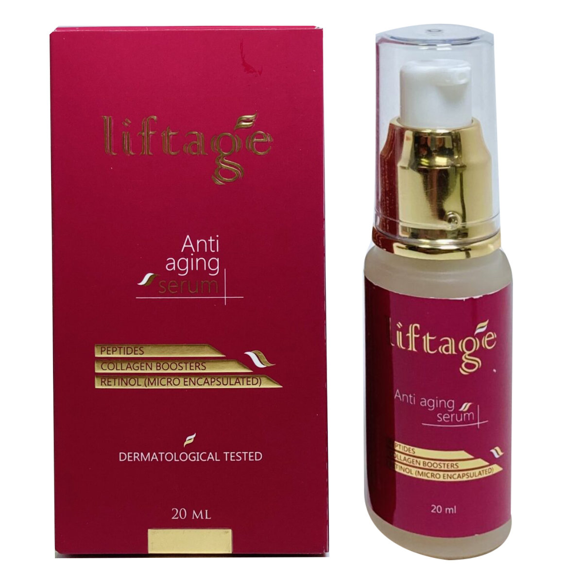 Liftage Anti Aging Serum 20 ml, Pack of 1 Liftage Anti Aging Serum 20 ml, Pack of 1