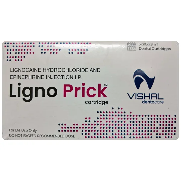 Ligno Prick Dental Cartridge Injection 10x1.8 ml