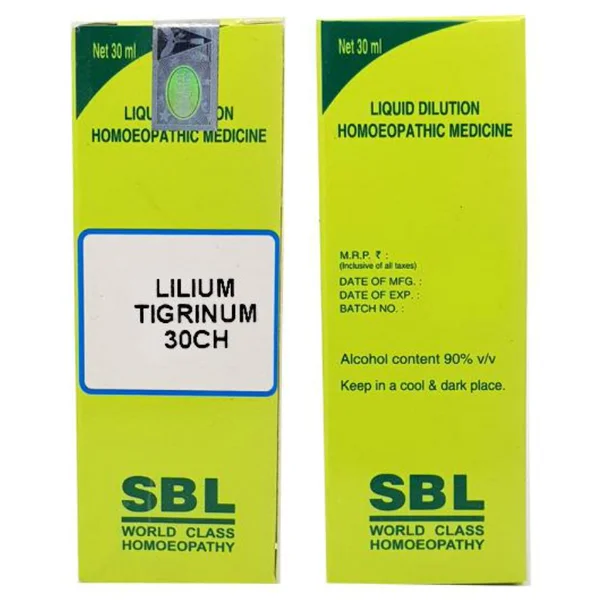SBL Lilium Tigrinum 30 CH Dilution, 30 ml