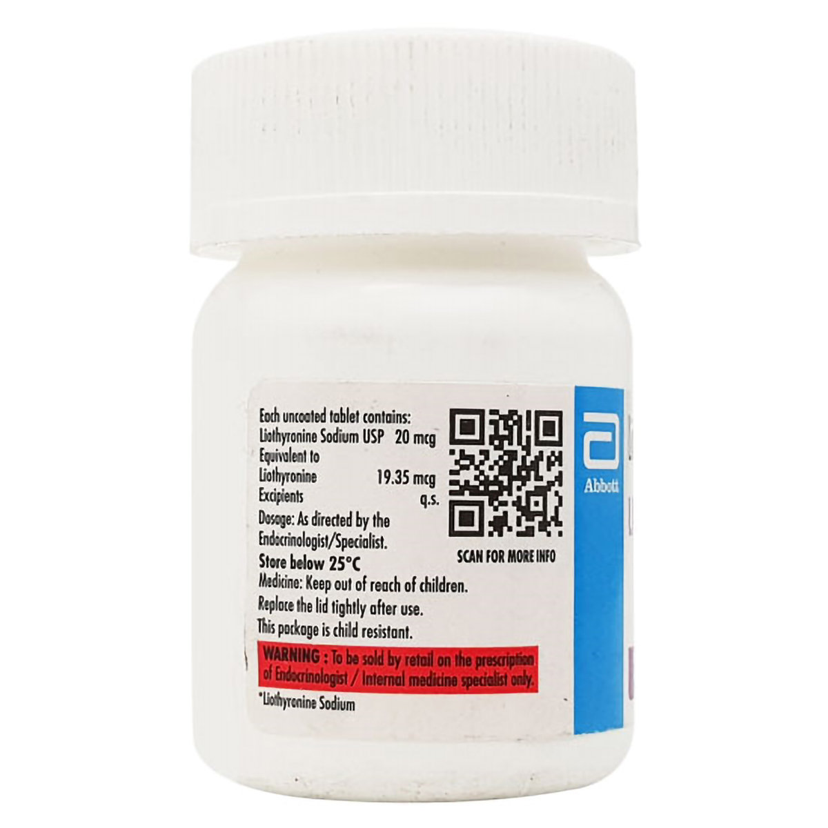 Linorma T3 20 MCG Tablet 100's, Pack of 1 TABLET Linorma T3 20 MCG Tablet 100's, Pack of 1 TABLET