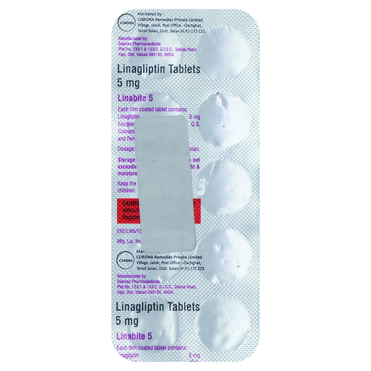 Linabite 5 Tablet | Uses, Side Effects, Price | Apollo Pharmacy