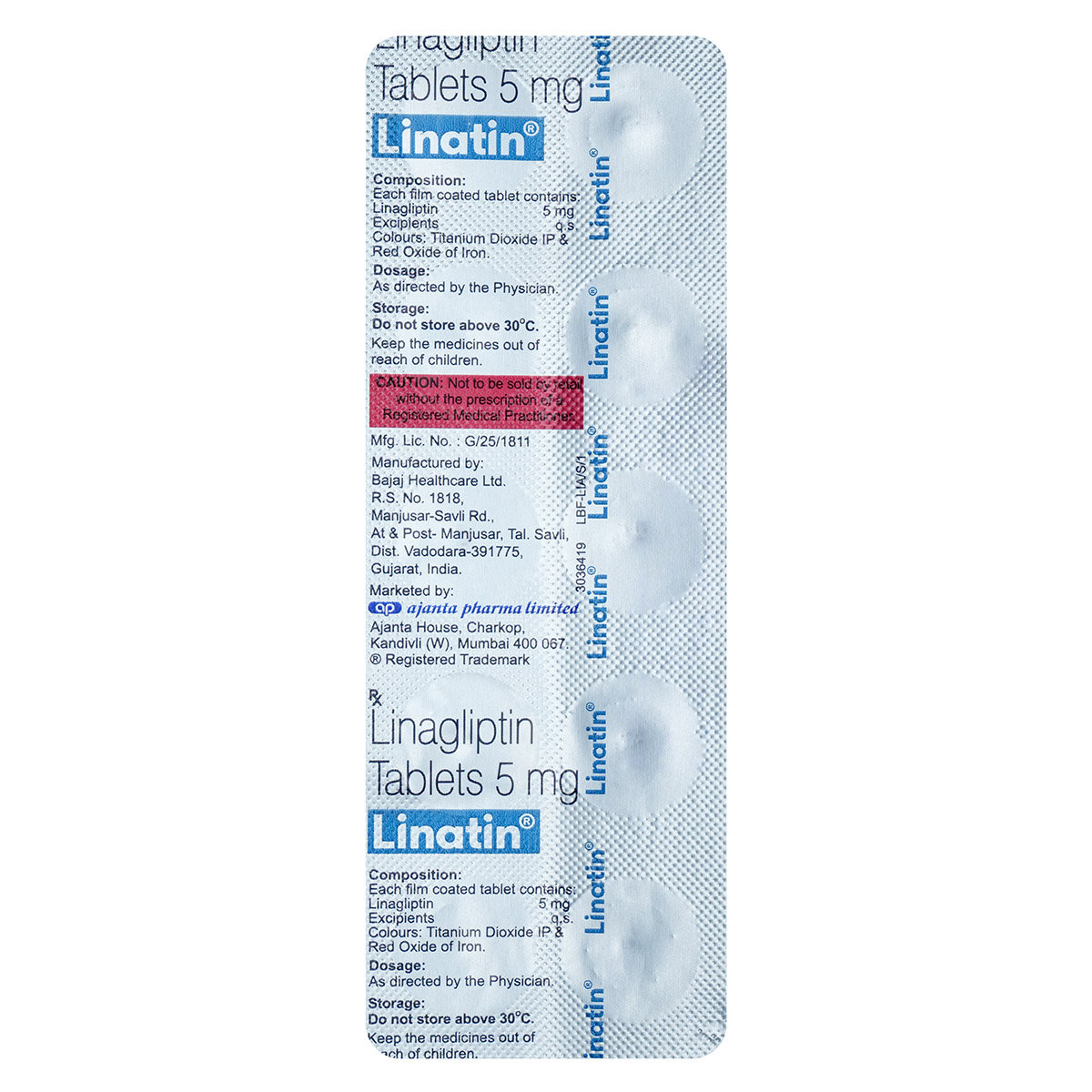 Linatin Tablet 10's, Pack of 10 TabletS Linatin Tablet 10's, Pack of 10 TabletS