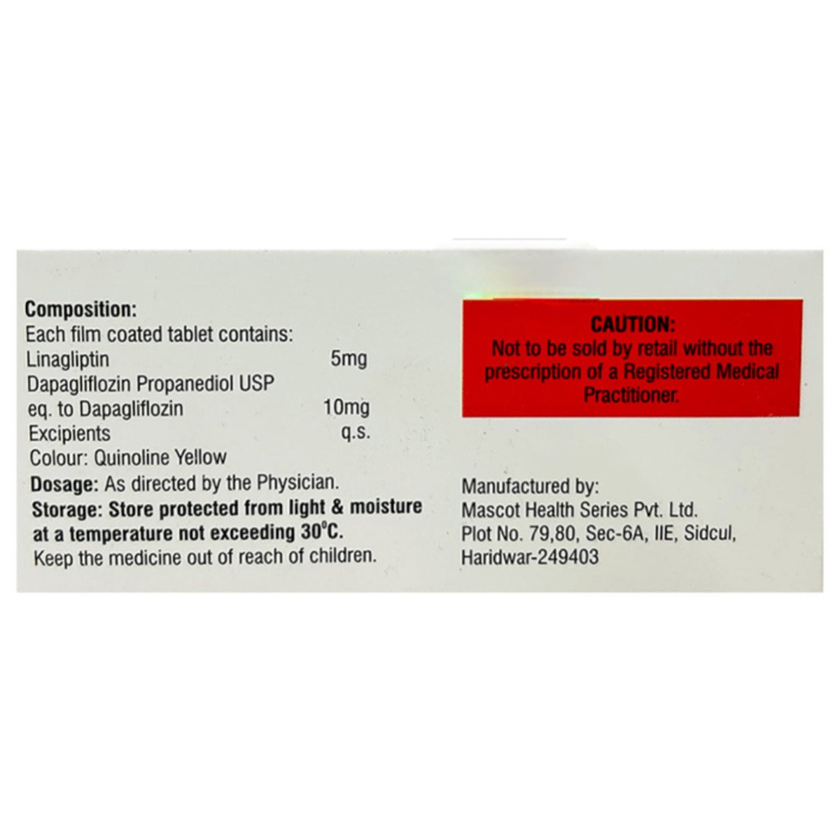 Linanext-D Tablet 10's, Pack of 10 TabletS Linanext-D Tablet 10's, Pack of 10 TabletS