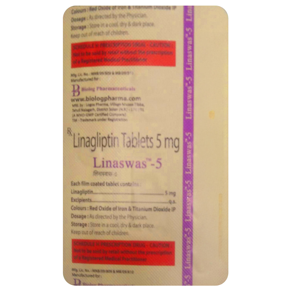Linaswas-5 Tablet 10's, Pack of 10 Linaswas-5 Tablet 10's, Pack of 10
