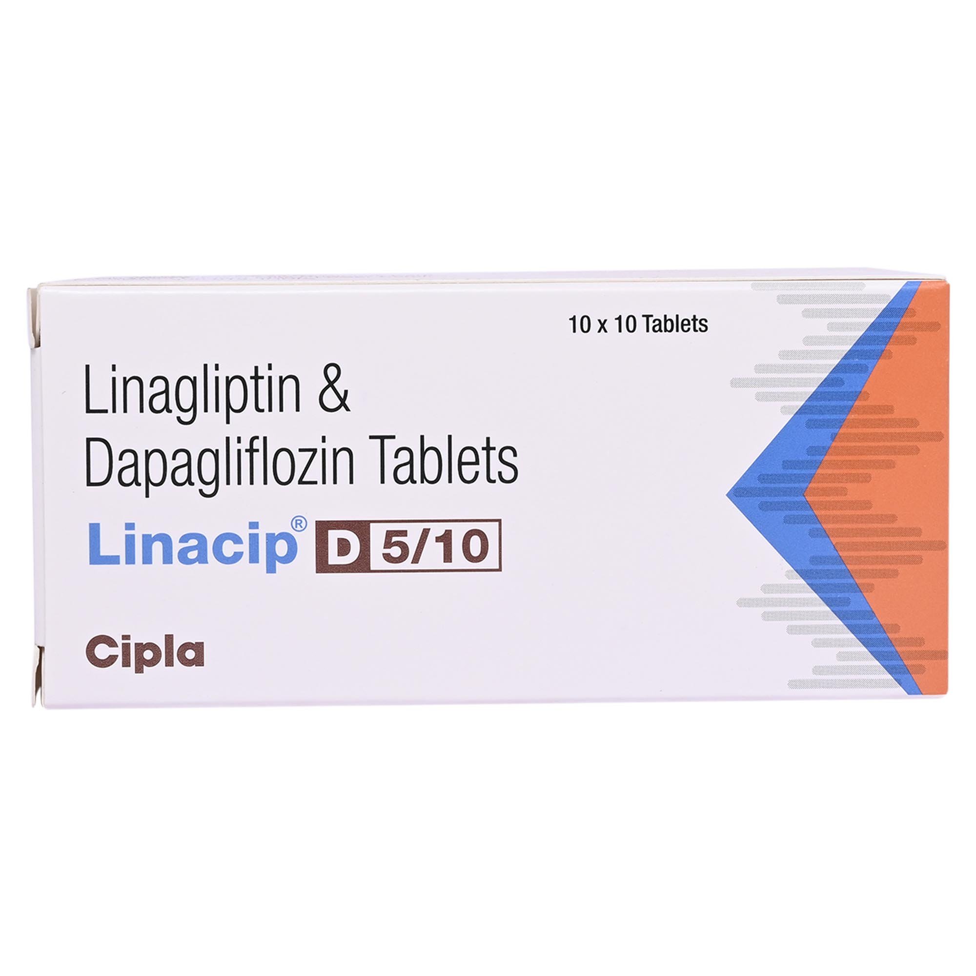 Linacip D 5 mg/10 mg Tablet 10's, Pack of 10 TabletS Linacip D 5 mg/10 mg Tablet 10's, Pack of 10 TabletS