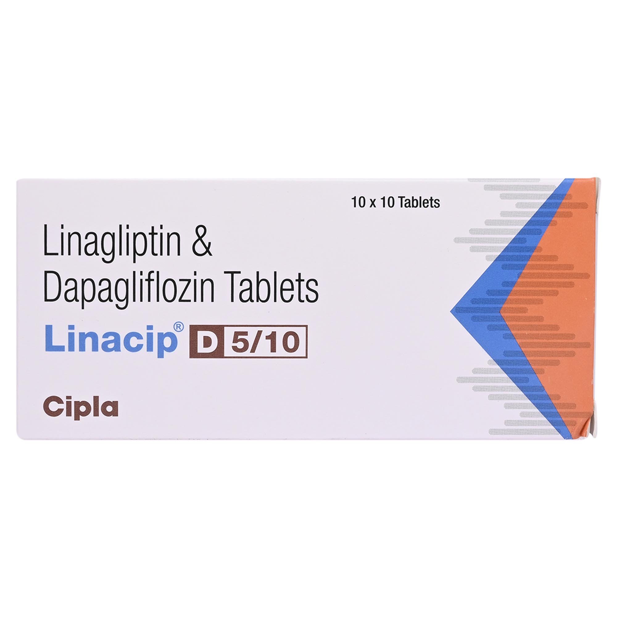 Linacip D 5 mg/10 mg Tablet 10's, Pack of 10 TabletS Linacip D 5 mg/10 mg Tablet 10's, Pack of 10 TabletS